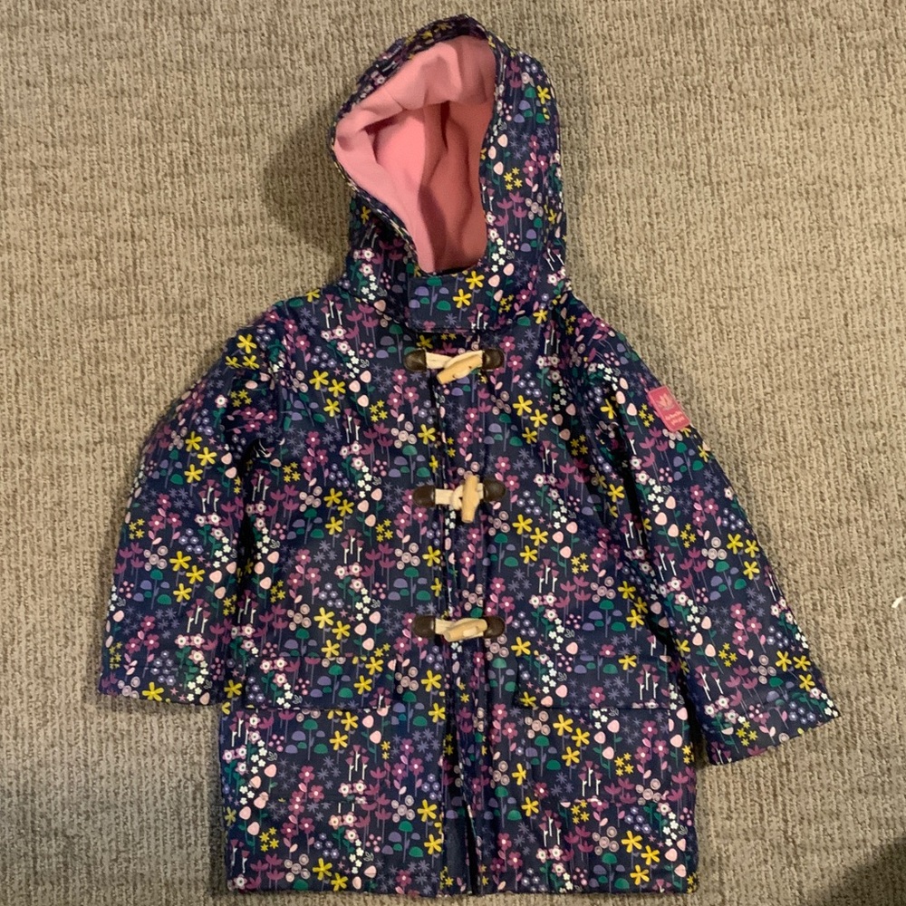 Jojo Maman Bebe Cozy Lined Rain Jacket (4-5yrs)